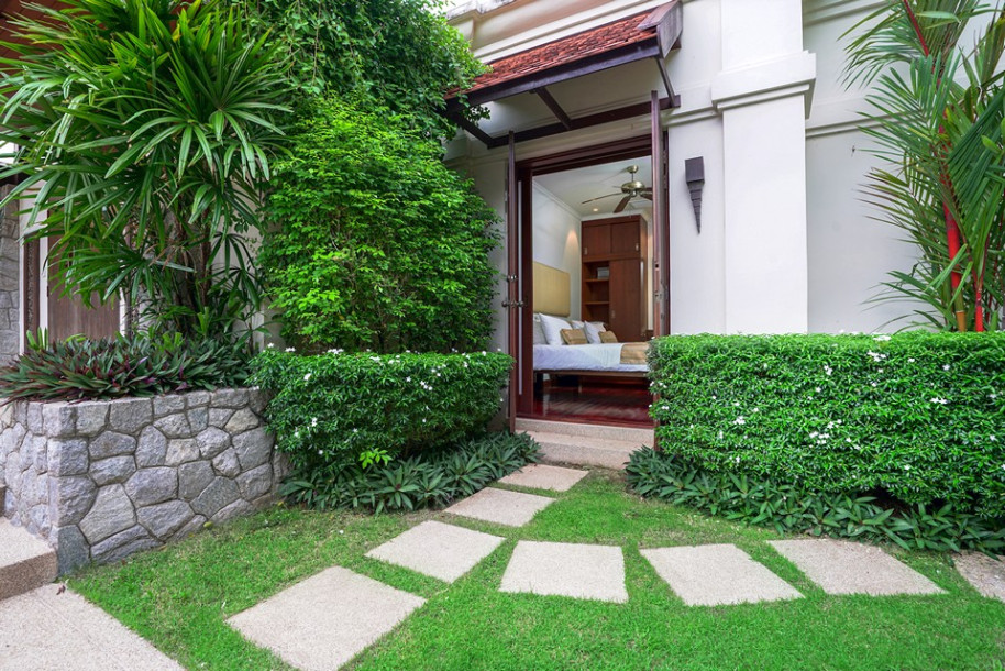 Sai Taan Villas // Renovated 5 bed 5 bath pool villa in top estate near Laguna Phuket-25