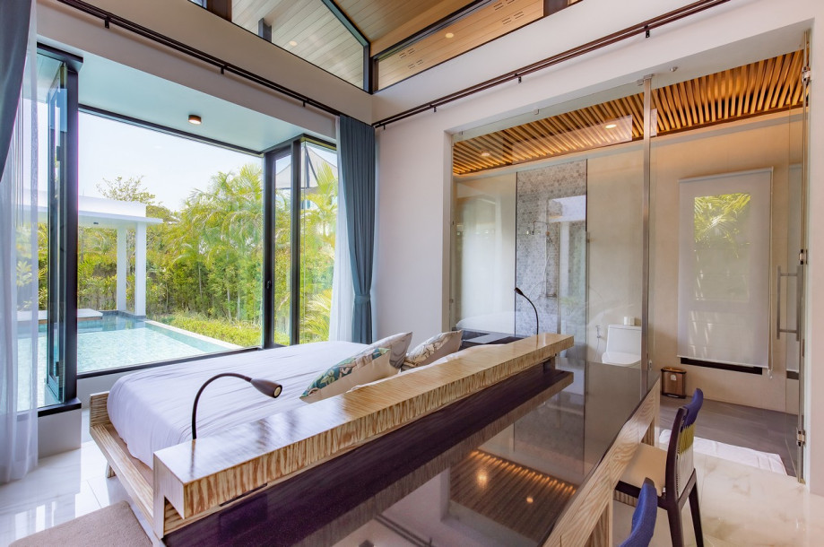Luxury pool villa Four Bedroom Five Bathroom in Naiharn-46