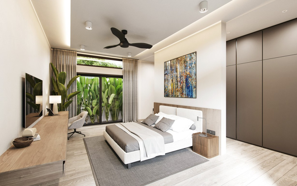 4 Bed 4 Bath Brand New Luxury Pool Villa in Premuim Nai Harn location, near beach and restaurants-18