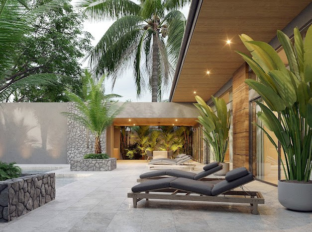4 Bed 4 Bath Brand New Luxury Pool Villa in Premuim Nai Harn location, near beach and restaurants-3