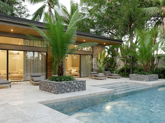 4 Bed 4 Bath Brand New Luxury Pool Villa in Premuim Nai Harn location, near beach and restaurants-2