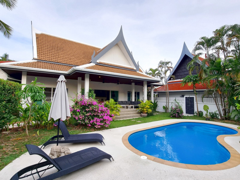 3 bed 3 bath Balinese Pool Villa with 608 Sqm Land in Popular Rawai location, just 5-7 mins drive to beaches-1