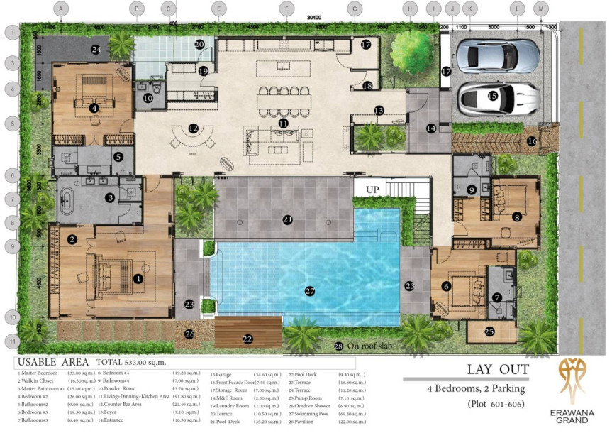 New Modern Four Bedroom Pool Villas in a 10 Unit Boutique Development for Sale in Cherng Talay-29