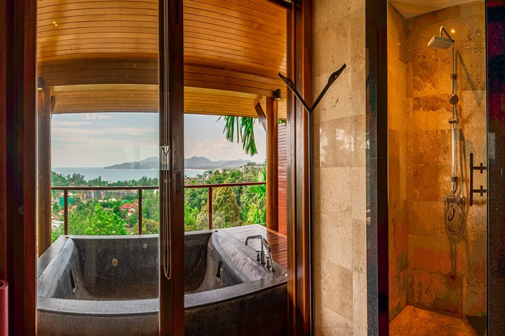 Baan Thai Surin: A Grand Villa 4 Bed 5 Bathwith Panoramic Sea Views in Surin, Phuket-34