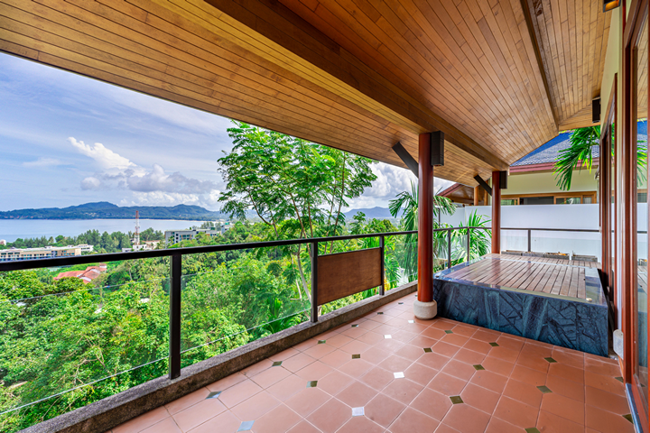Baan Thai Surin Hill | 4 Bed 4 Bath : A Spacious Sea View Villa For Sale in Surin-45
