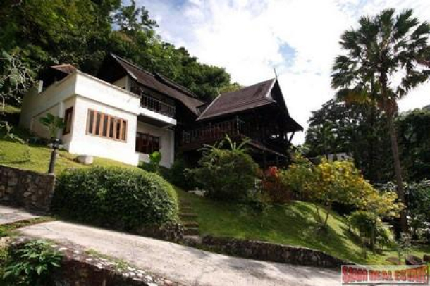 Three Bedroom Thai Style Villa with Views of Patong Bay for Sale-15