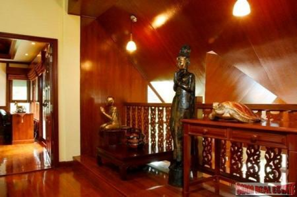 Three Bedroom Thai Style Villa with Views of Patong Bay for Sale-4