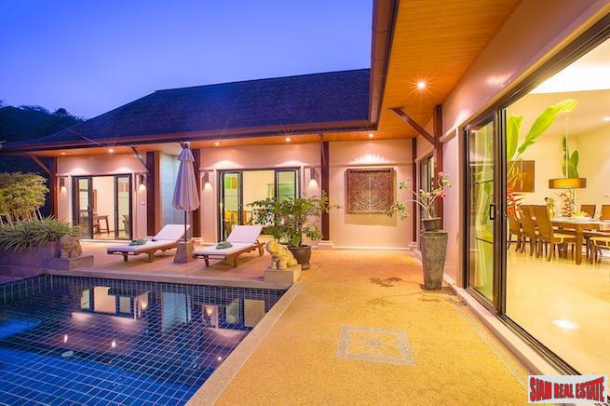 Luxurious 4 Bedroom Thai Style House  for Rent Near Nai Harn Beach-24