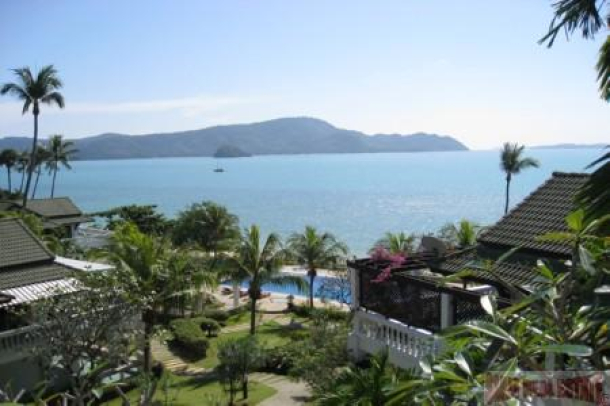 Sea Views, 3 Bedroom Beach Front  Holiday Villa Rental in Cape Panwa, Phuket-1