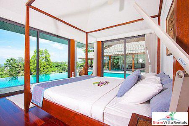 Rawai Villas | Contemporary Four Bedroom Pool Villa with Sea View for Rent in Rawai-9