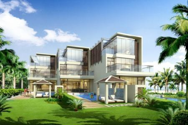 Sea Views - 3 Bedroom Luxury Town Houses for Sale in  Mai Khao,  Phuket-1