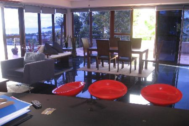 Luxury 3 Bedroom House for Holiday Rental, Big Garden with Waterfall, Swimming Pool and Sea-Views in Patong, Phuket-2
