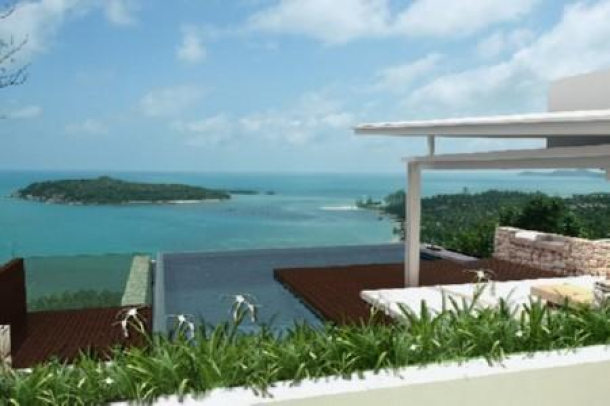 Modern Designed 4 Bedroom Houses For Sale, Swimming Pool and Sea-Views at Chaweng, Koh Samui-4