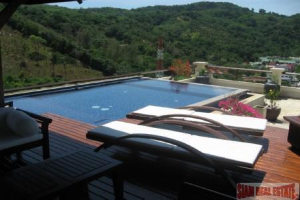 Beautiful 4 Bedroom Penthouse Condo with Sea-Views and Private Swimming Pool For Holiday Rent at Kata, Phuket-7