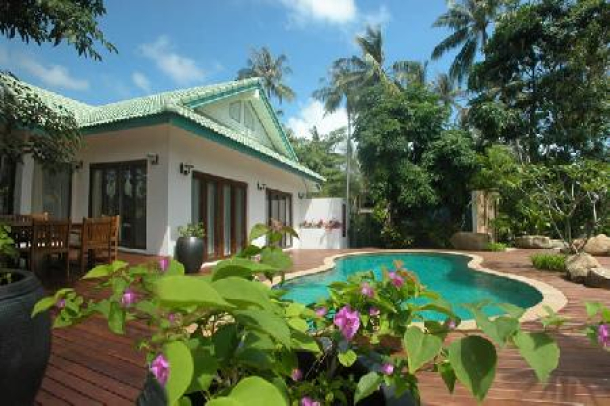 Detached 3 Bedroom House with Private Swimming Pool For Sale at Lamai, Koh Samui-1
