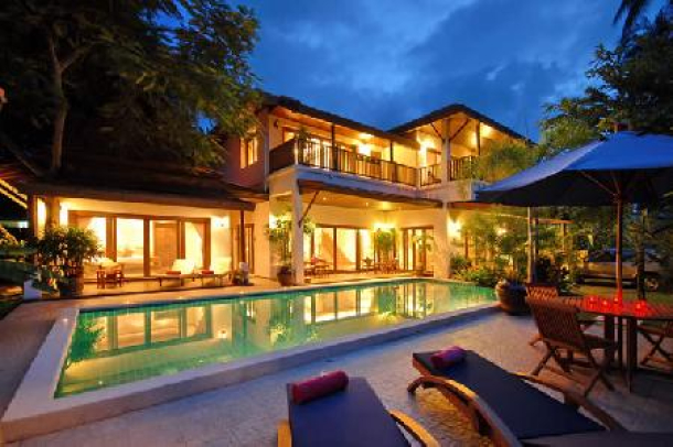 Baan Jasmine - Luxury 3 Bedroom Beach-side Villa with Private Swimming Pool For Holiday Rent at Lamai, Koh Samui-1