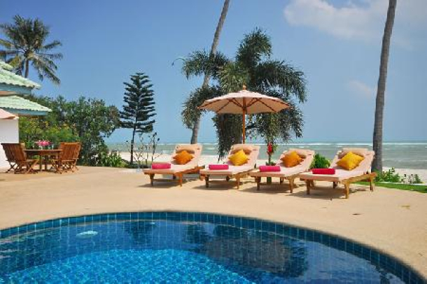 Baan Chaai Haat - Luxury 4 Bedroom Beachside Villa with a Private Swimming Pool For Holiday Rent at Lamai, Koh Samui-2