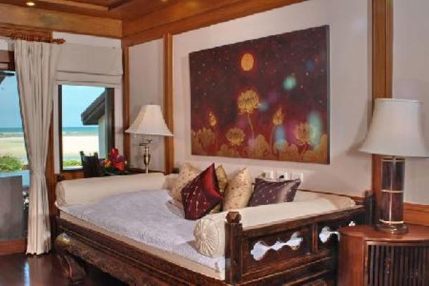 Baan Sarika - Luxury Beachfront 5 Bedroom Villa with Private Swimming Pool For Holiday Rent at Lamai, Koh Samui-4