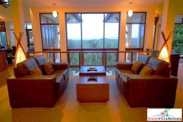 Luxury 5 Bedroom House with Sea-Views and Swimming Pool For Holiday Rental at Bang Po, Koh Samui-11