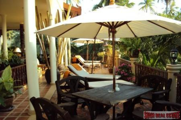 Luxury 6 Bedroom House with Private Swimming Pool and Communal Sauna Available For Rent at Bang Po, Koh Samui-5
