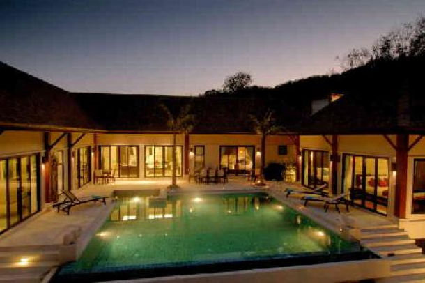Beautiful 5 Bedroom Pool Villa with Exterior Jacuzzi For Sale at Nai Harn, Phuket-1