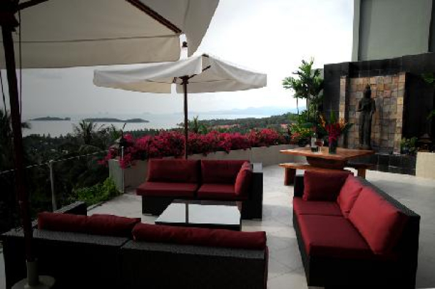 Large Luxury Family Villa Over Looking the Ocean, Choengmon, Koh Samui-2