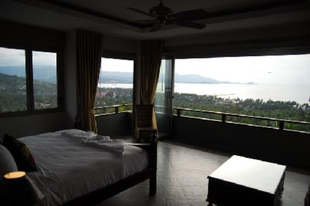 Large Luxury Family Villa Over Looking the Ocean, Choengmon, Koh Samui-5