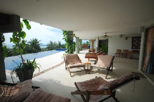 Large Luxury Family Villa Over Looking the Ocean, Choengmon, Koh Samui-7