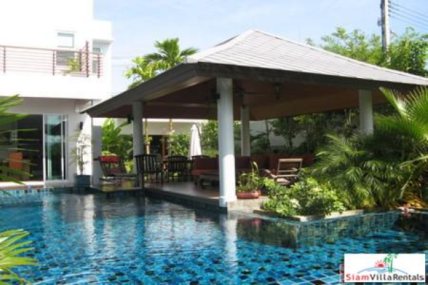Unfurnished Three Bedroom House with a Covered External Swimming Pool For Sale at Chalong, Phuket-14