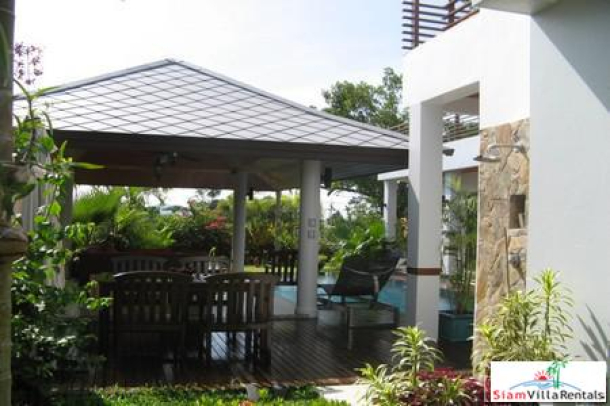 Unfurnished Three Bedroom House with a Covered External Swimming Pool For Sale at Chalong, Phuket-17