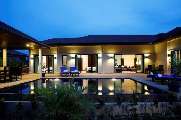 Gemstone | Luxury Four Bedroom House with a Private Swimming Pool and External Jacuzzi For Holiday Rent at Nai Harn-1