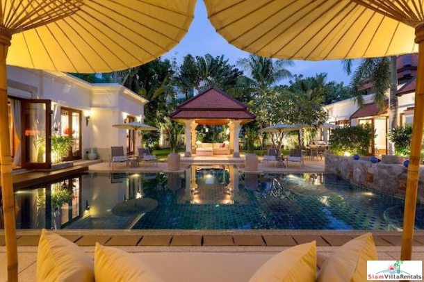 Three Bedroom Pool Villa with Neat Garden For Rent at Nai Harn, Phuket-12