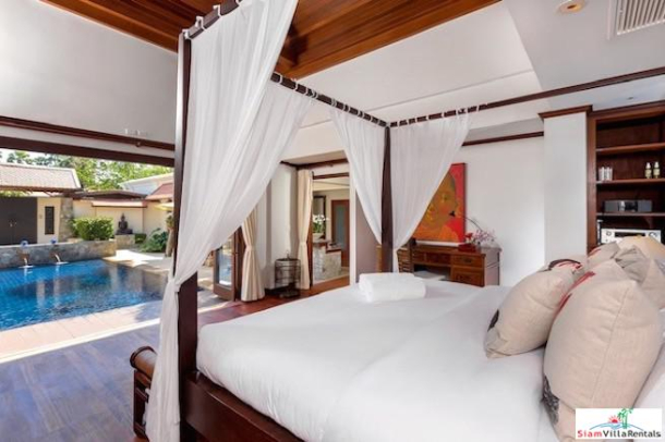 Three Bedroom Pool Villa with Neat Garden For Rent at Nai Harn, Phuket-9