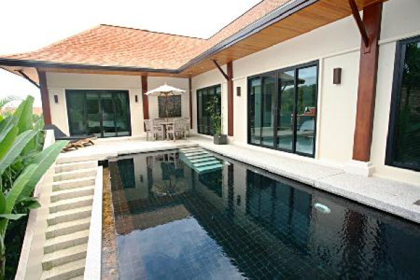 Stunning 3 Bedroom Villa with a Swimming Pool and Modern Design For Holiday Rental at Nai Harn, Phuket-2