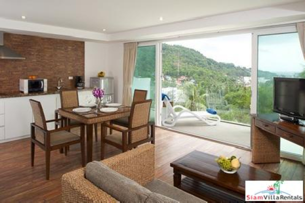 Contemporary 2 Bedroom Apartment with Sea-Views For Long Term Rent at Kata, Phuket-1