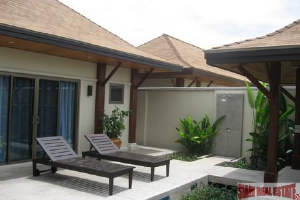 Balinese Villa with a Private Swimming Pool For Long Term Rent at Nai Harn, Phuket-2