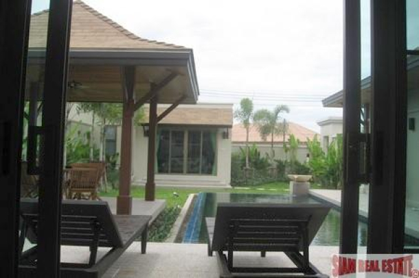 Balinese Villa with a Private Swimming Pool For Long Term Rent at Nai Harn, Phuket-3