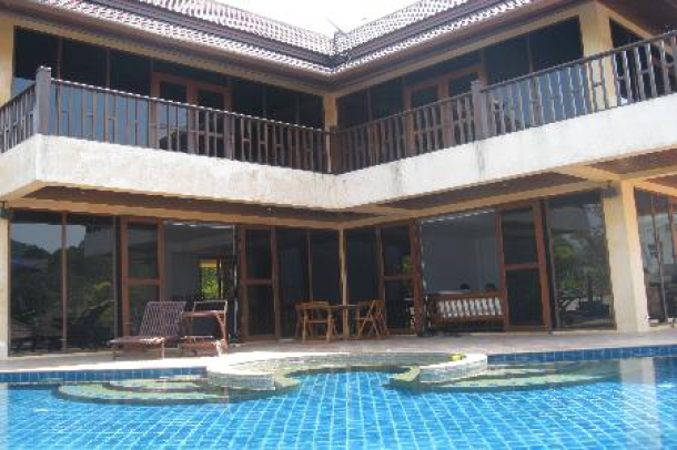 Luxury 3 Bedroom House for Rental, Big Garden with Waterfall, Swimming Pool and Sea-Views in Patong, Phuket-4