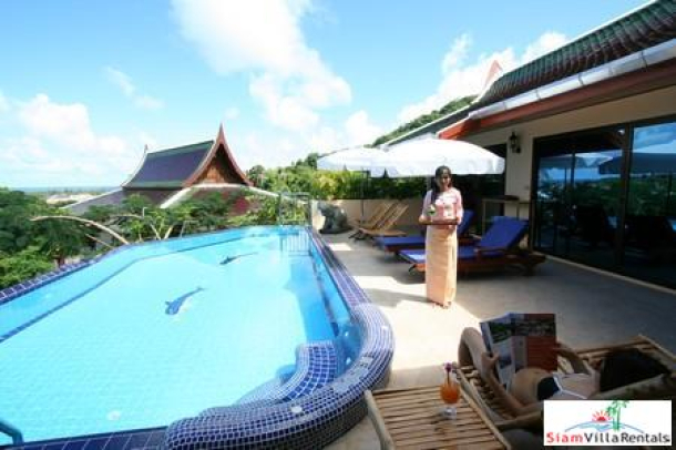 Villa Malee | Beautiful Four Bedroom Sea-view Pool Villa for Holiday Rental in Kata-2