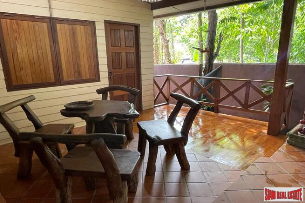 Unique Thai Style House with Two Bedrooms and a Study For Long Term Rent in Nai Harn-6