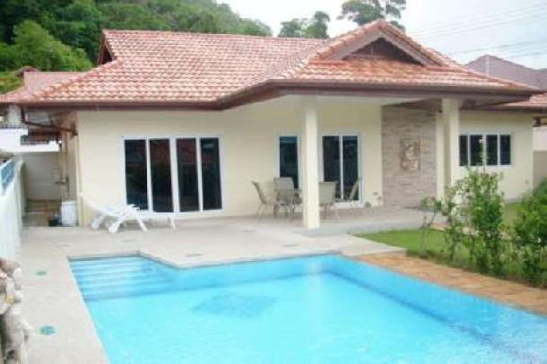 Three Bedroom Villa with a Swimming Pool for Long Term Rental at Nai Harn-1