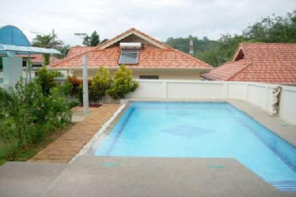Three Bedroom Villa with a Swimming Pool for Long Term Rental at Nai Harn-2