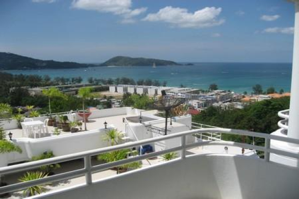 Beautiful Contemporary Sea-View Apartment with a Roof Terrace for Resale at Patong-1
