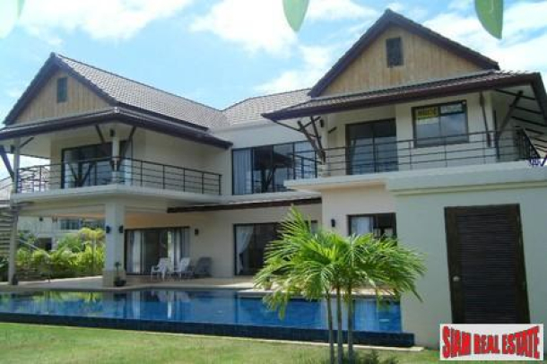 Luxury Five Bedroom House with a Swimming Pool and Set Over 1rai For Sale at Koh Kaew-1