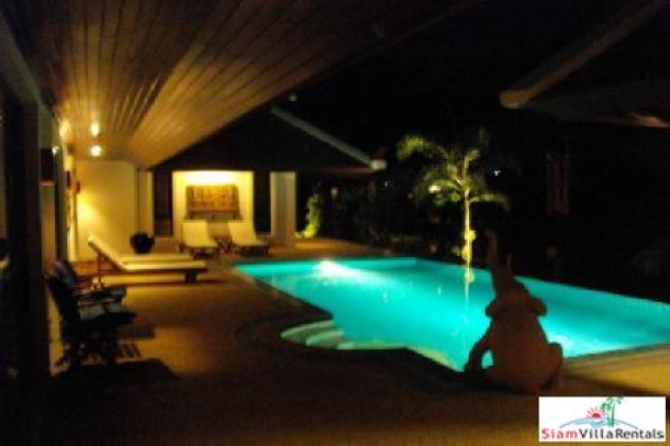 Classy Three Bedroom Pool Villa For Sale at Nai Harn-12