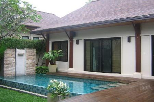 Classy Three Bedroom Pool Villa For Sale at Nai Harn-4
