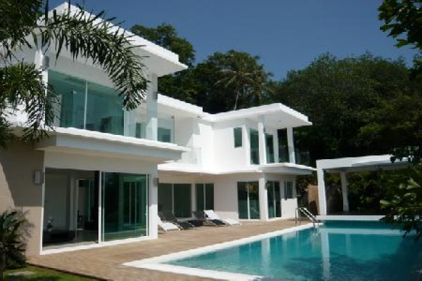 Brand New Modern House within a Development with Sea-Views and Private Pool For Rent at Kata, Phuket-1