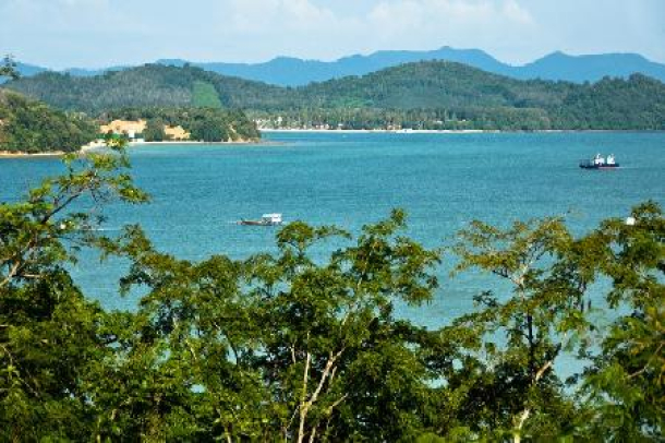 4.2 Rai of Beautiful Hillside Sea-View Land for Sale at Ao Phor-1