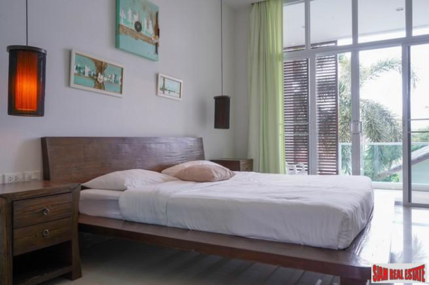 Contemporary Three Bedroom House with a Swimming Pool for Rent at Nai Harn-14