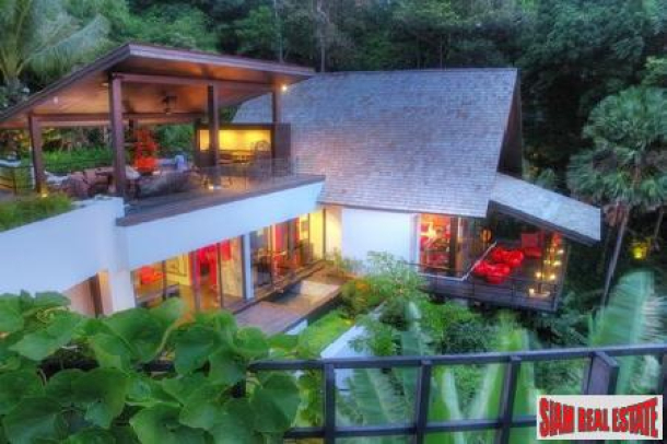 Luxury Modern Four Bedroom Pool Villa Overlooking the Ocean at Patong for Sale-7